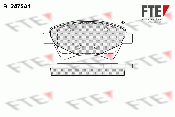 FTE Fékbetét, mind 9010755_FTE