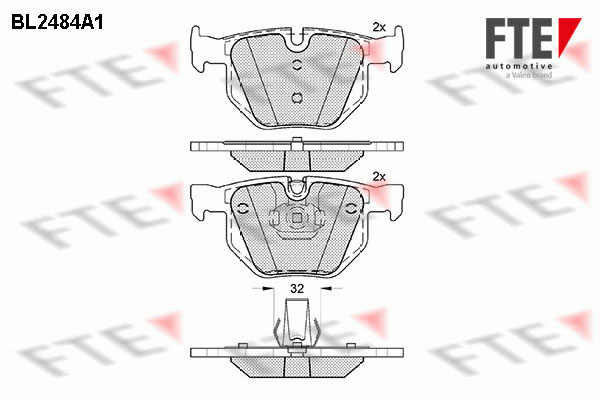 FTE Fékbetét, mind 9010760_FTE