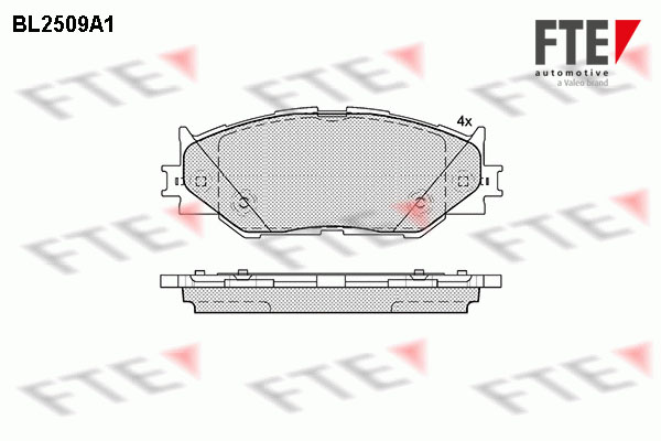 FTE Fékbetét, mind 9010771_FTE