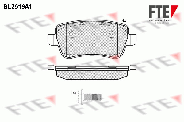 FTE Fékbetét, mind 9010777_FTE