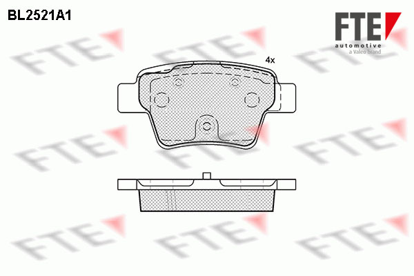 FTE Fékbetét, mind 9010778_FTE