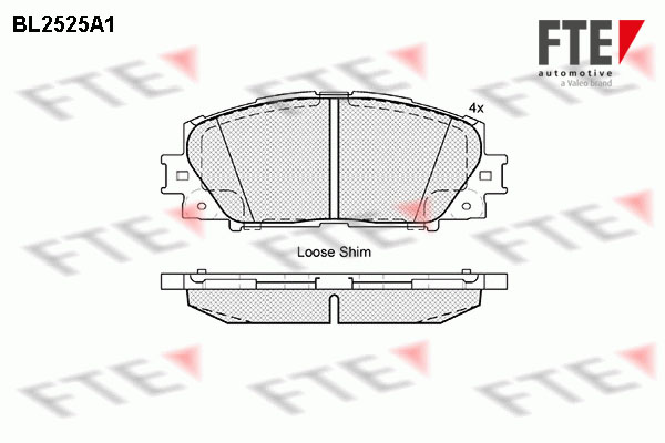 FTE Fékbetét, mind 9010780_FTE