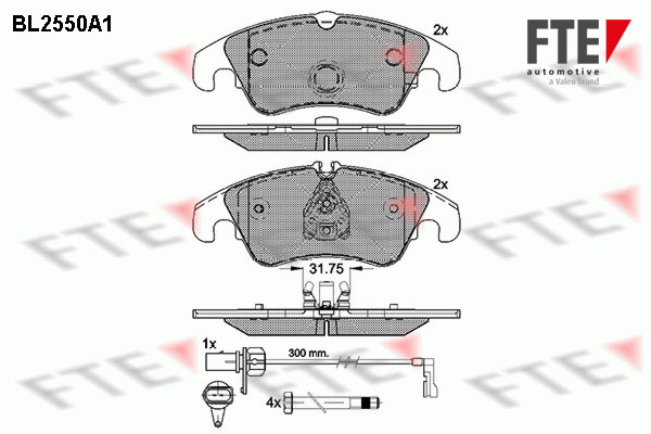 FTE Fékbetét, mind 9010803_FTE