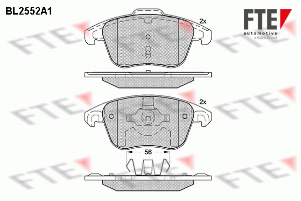 FTE Fékbetét, mind 9010805_FTE