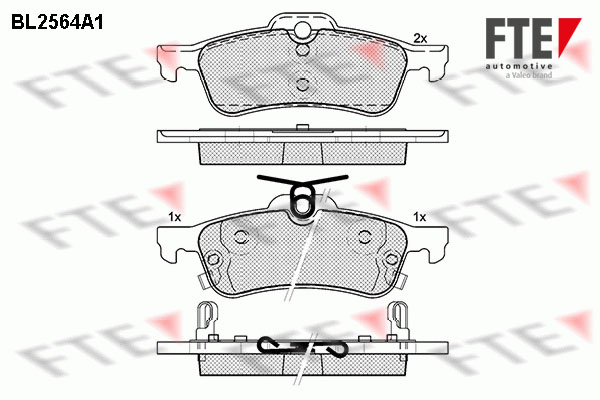 FTE Fékbetét, mind 9010815_FTE