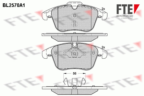 FTE Fékbetét, mind 9010821_FTE