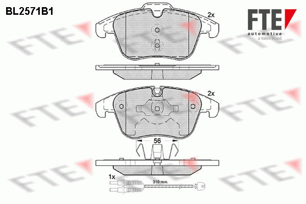 FTE Fékbetét, mind 9010823_FTE