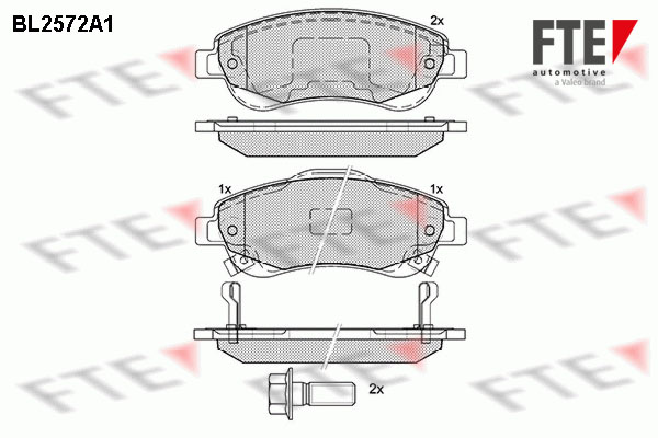 FTE Fékbetét, mind 9010824_FTE