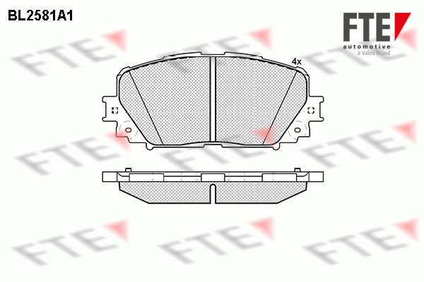 FTE Fékbetét, mind 9010831_FTE