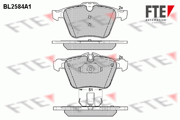 FTE Fékbetét, mind 9010835_FTE