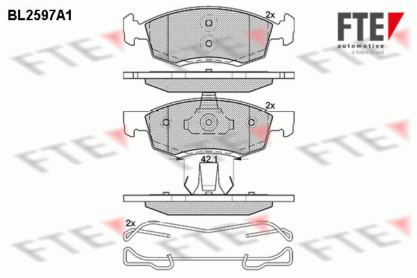 FTE Fékbetét, mind 9010848_FTE