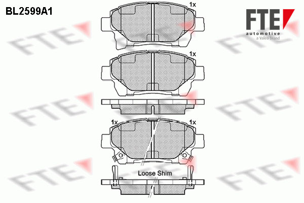 FTE Fékbetét, mind 9010851_FTE