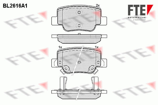 FTE Fékbetét, mind 9010864_FTE