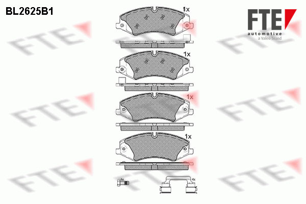 FTE Fékbetét, mind 9010874_FTE