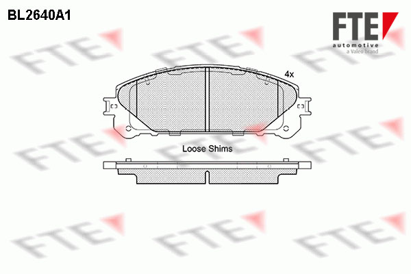 FTE Fékbetét, mind 9010883_FTE