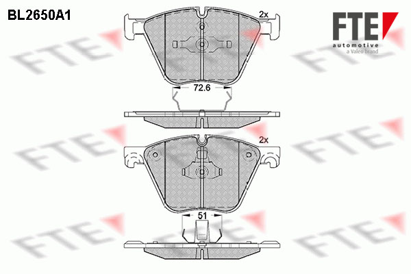 FTE Fékbetét, mind 9011038_FTE