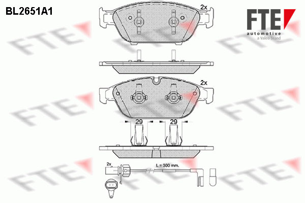 FTE Fékbetét, mind 9010890_FTE