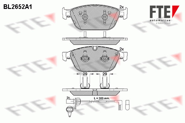 FTE Fékbetét, mind 9010891_FTE