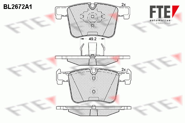 FTE Fékbetét, mind 9010907_FTE