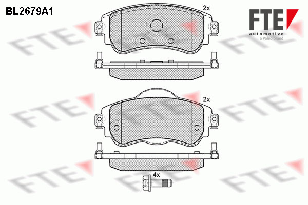 FTE Fékbetét, mind 9010912_FTE