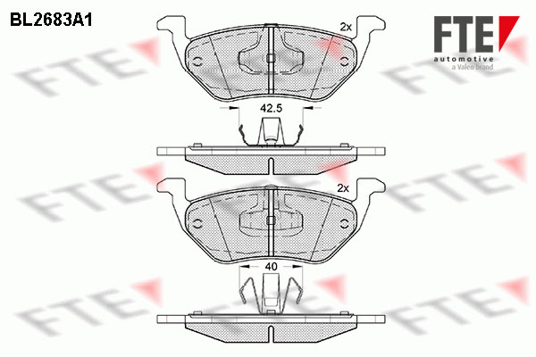 FTE Fékbetét, mind 9011046_FTE