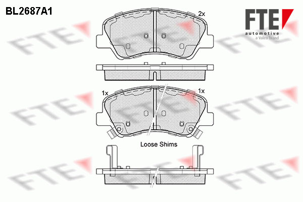 FTE Fékbetét, mind 9010917_FTE