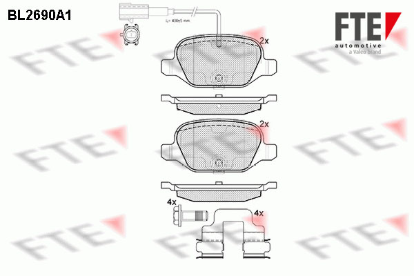 FTE Fékbetét, mind 9010920_FTE