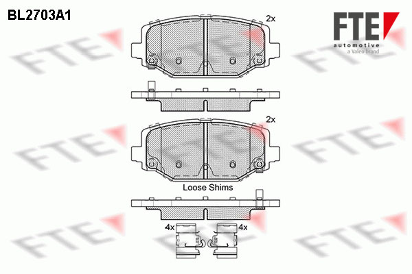 FTE Fékbetét, mind 9010929_FTE