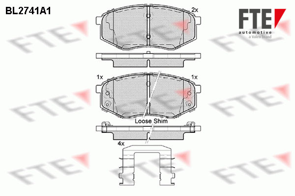 FTE Fékbetét, mind 9010956_FTE