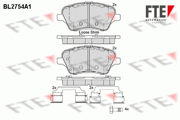 FTE Fékbetét, mind 9010961_FTE