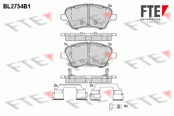 FTE Fékbetét, mind 9010962_FTE