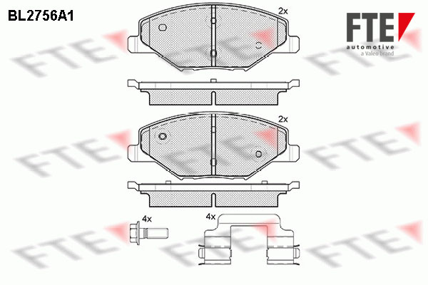 FTE Fékbetét, mind 9010964_FTE