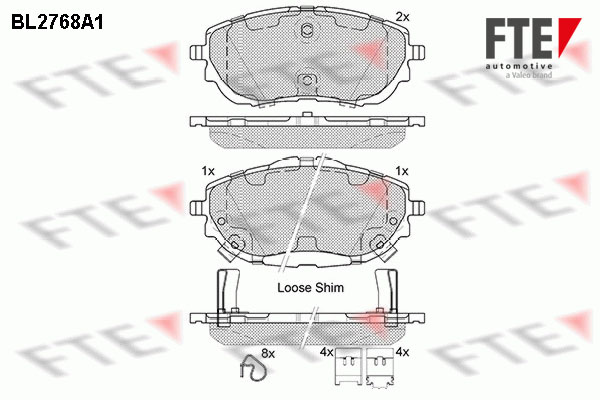 FTE Fékbetét, mind 9010975_FTE