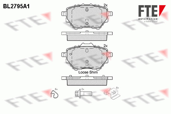 FTE Fékbetét, mind 9010988_FTE