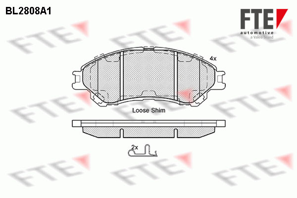 FTE Első fékbetét 9010997_FTE