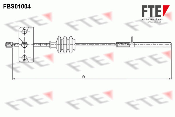 FTE Kézifék bowden 9250000_FTE