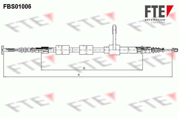 FTE Kézifék bowden 9250002_FTE