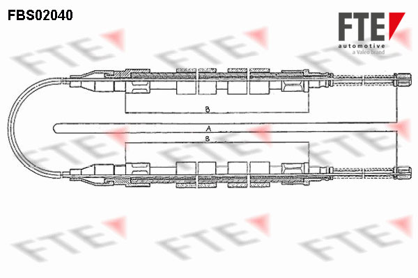 FTE Kézifék bowden 9250047_FTE