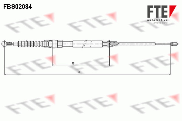 FTE Kézifék bowden 9250084_FTE