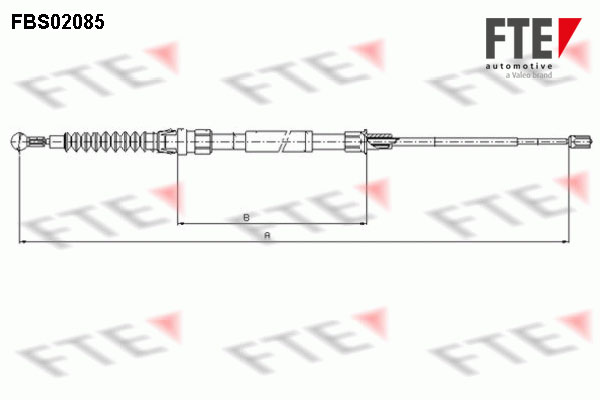 FTE Kézifék bowden 9250085_FTE