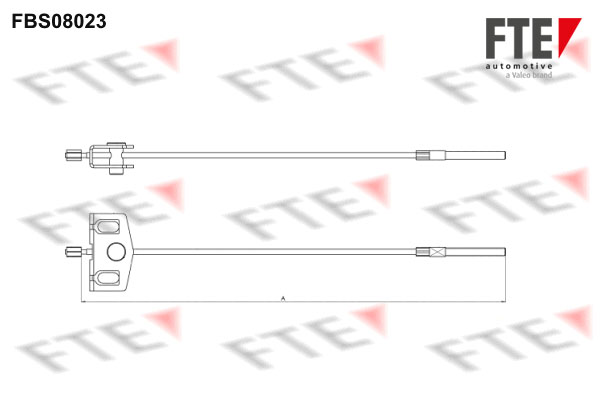 FTE Kézifék bowden 9250229_FTE