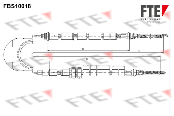 FTE Kézifék bowden 9250673_FTE