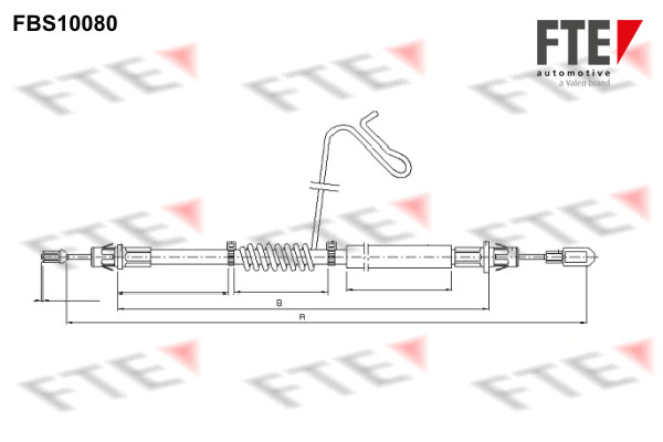 FTE Kézifék bowden 9250371_FTE