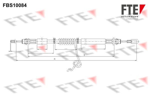 FTE Kézifék bowden 9250375_FTE