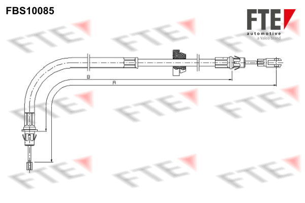 FTE Kézifék bowden 9250376_FTE