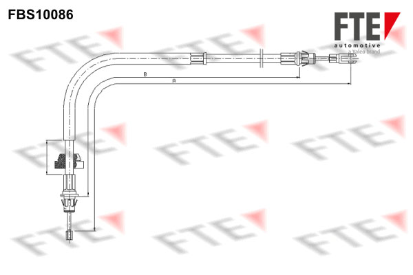 FTE Kézifék bowden 9250377_FTE