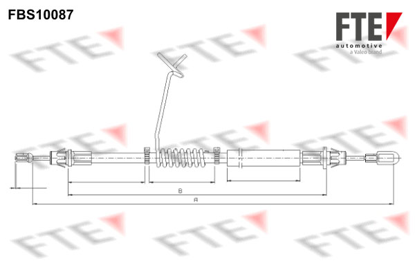 FTE Kézifék bowden 9250378_FTE