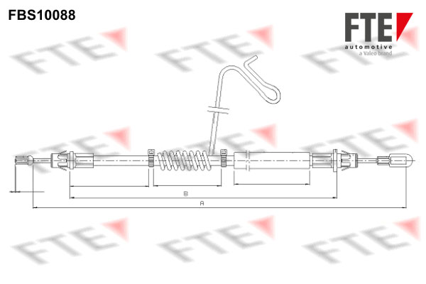 FTE Kézifék bowden 9250379_FTE