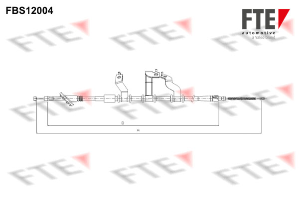 FTE Kézifék bowden 9250394_FTE