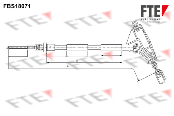 FTE Kézifék bowden 9250532_FTE